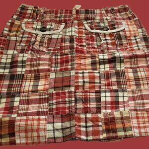 Vintage Liz Claiborne patchwork skirt size 6 petite